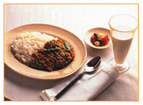 豚肉とししとうのカレー