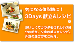 �C�ɂȂ�̎��b�ɁI3Days���������V�s
