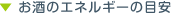 お酒のエネルギーの目安